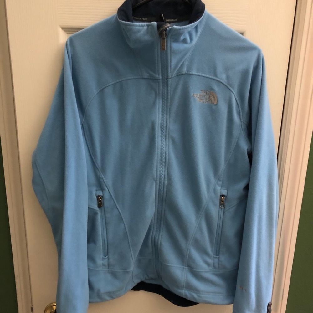 North Face fleece zip up jacket